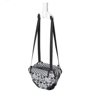 Black and White Star Pattern Baby Jumper